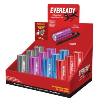 Eveready 50 Lumen Metal Handheld Flashlight