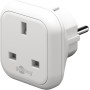 Goobay Travel Adapter UK to Europe White