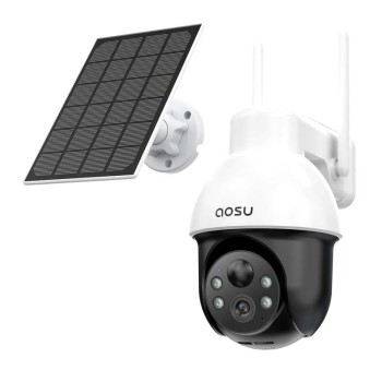 AOSU C9E Solar Security Camera Wireless Outdoor 3K 5MP Battery