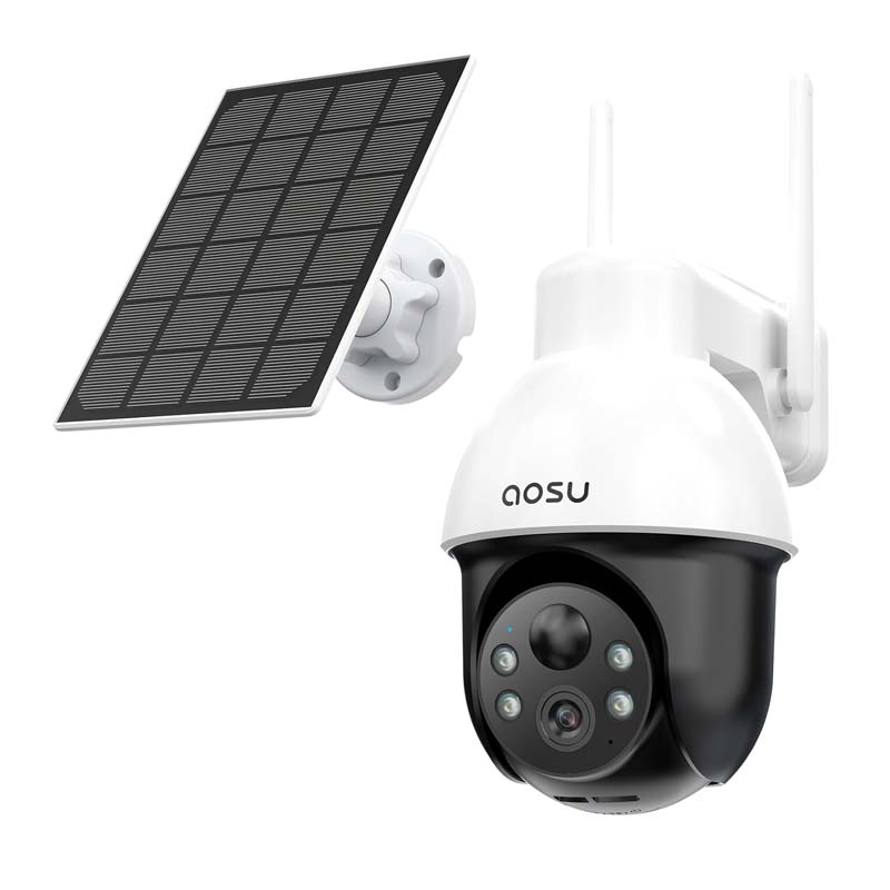 AOSU C9E Solar Security Camera Wireless Outdoor 3K 5MP Battery