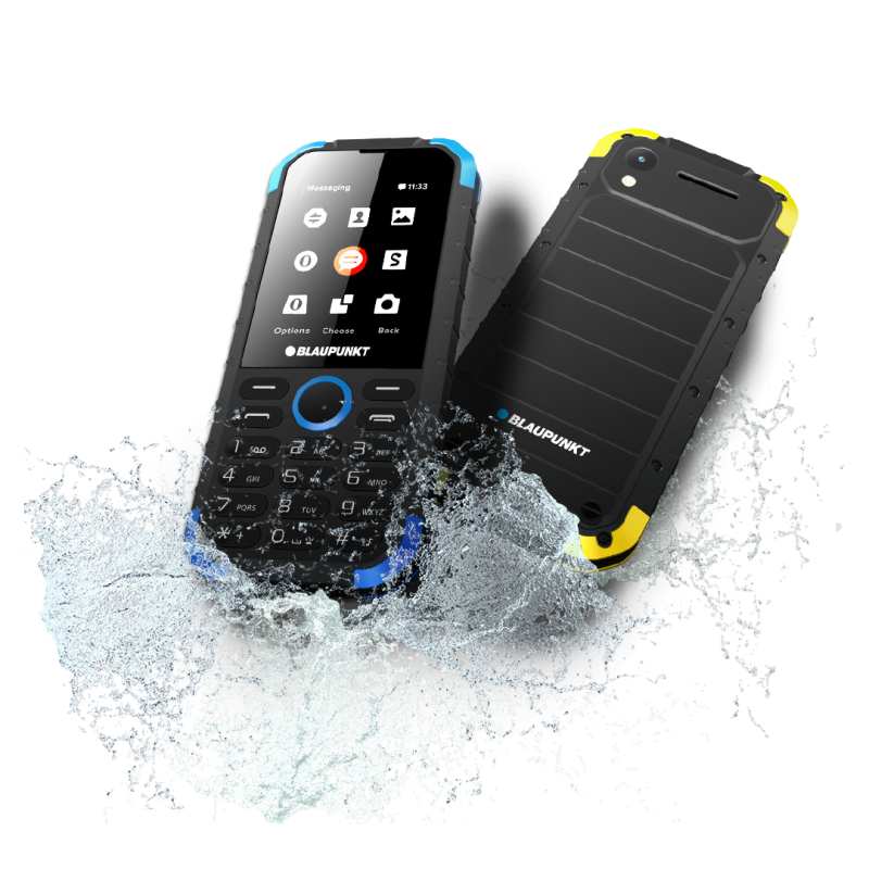 Blaupunkt Sand II 7.11 cm (2.8") Black-Blue Sand, Bar, Dual SIM, 7.11 cm (2.8")