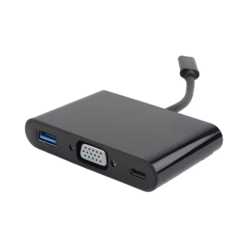 Cablexpert USB-C to VGA + HDMI + DisplayPort 3-in-1 Adapter