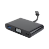 Cablexpert USB-C to VGA + HDMI + DisplayPort 3-in-1 Adapter