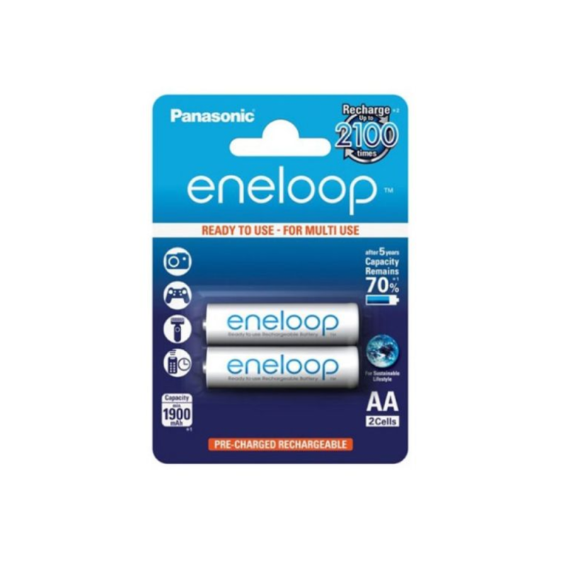 Eneloop AA Rechargeable Batteries 2pcs