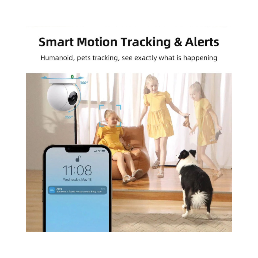 AOSU C2E Security Camera 2K Indoor