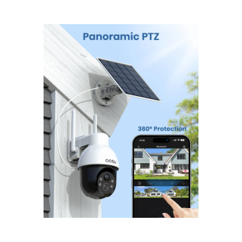 AOSU C9E Solar Security Camera Wireless Outdoor 3K 5MP Battery