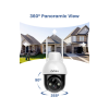 AOSU Solar Security Camera Wireless Outdoor Panoramic PTZ