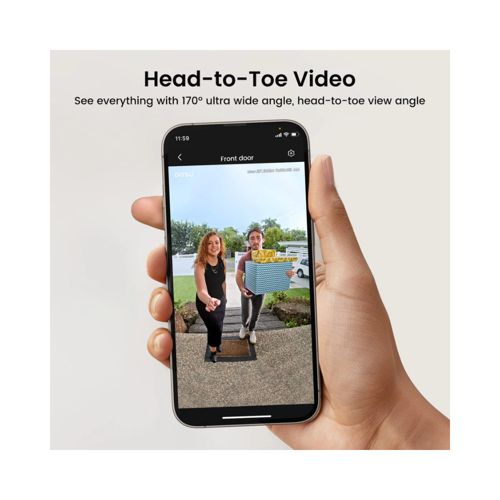AOSU V8E Wireless Doorbell Camera