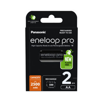 Eneloop Pro AA Rechargeable Batteries 2pcs