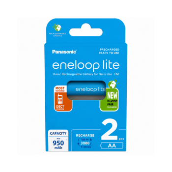 Eneloop Lite AA Rechargeable Batteries 2pcs