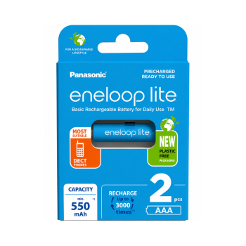 Eneloop Lite AAA Rechargeable Batteries 2pcs