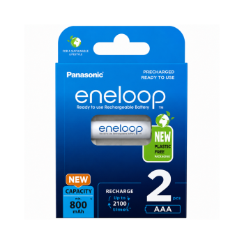 Eneloop AAA Rechargeable Batteries 2pcs