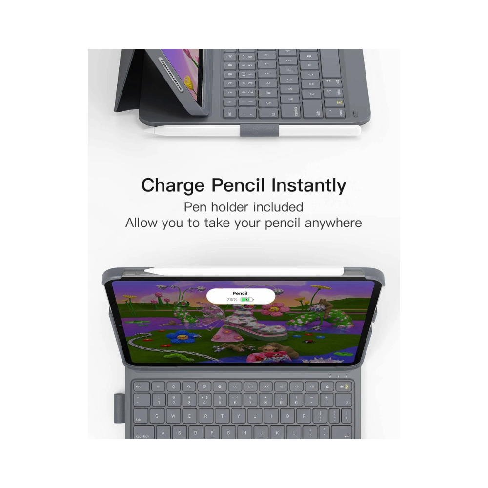 Inateck Qwerty Keyboard For Ipad 10Th Gen 11" Grey