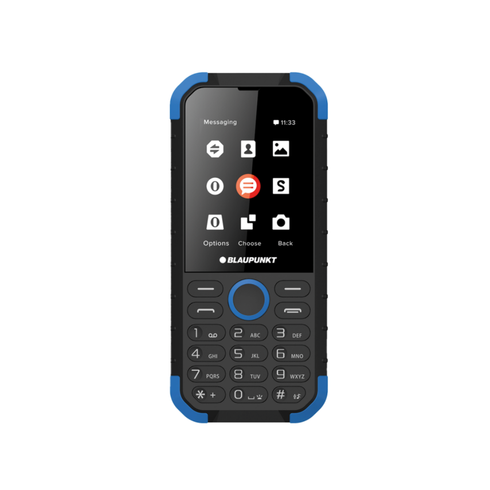 Blaupunkt Sand II 7.11 cm (2.8") Black-Blue Sand, Bar, Dual SIM, 7.11 cm (2.8")