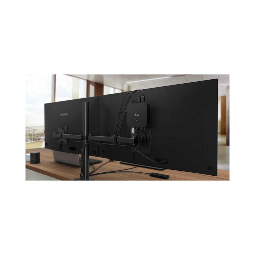 i-Tec C31 Dual DisplayPort Dock 100W PD UK PLUG