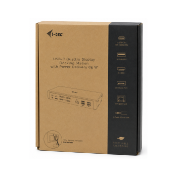 i-Tec C31 Quattro Display Dock UK PLUG