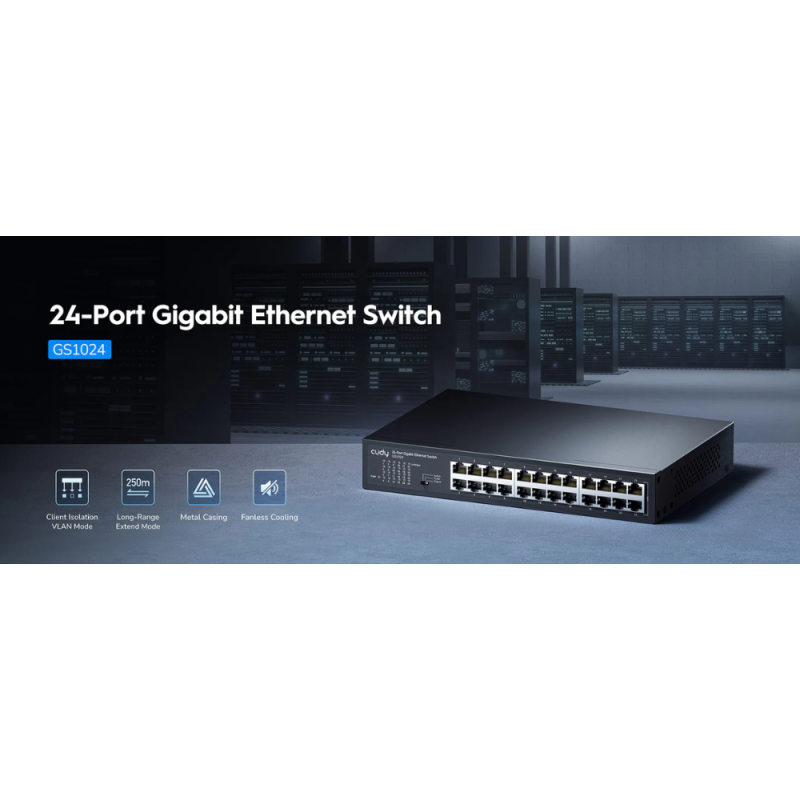Cudy 24-Port Gigabit Ethernet Switch