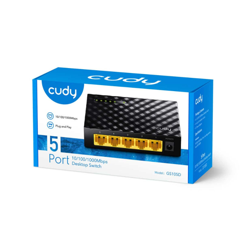 Cudy 5-Port Gigabit Ethernet Switch