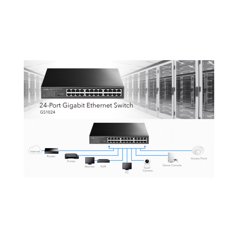 Cudy 24-Port Gigabit Ethernet Switch