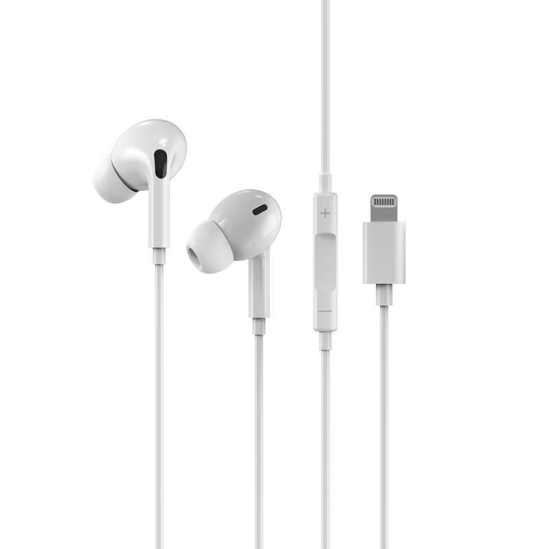Devia Wired Earphone for iPhone White