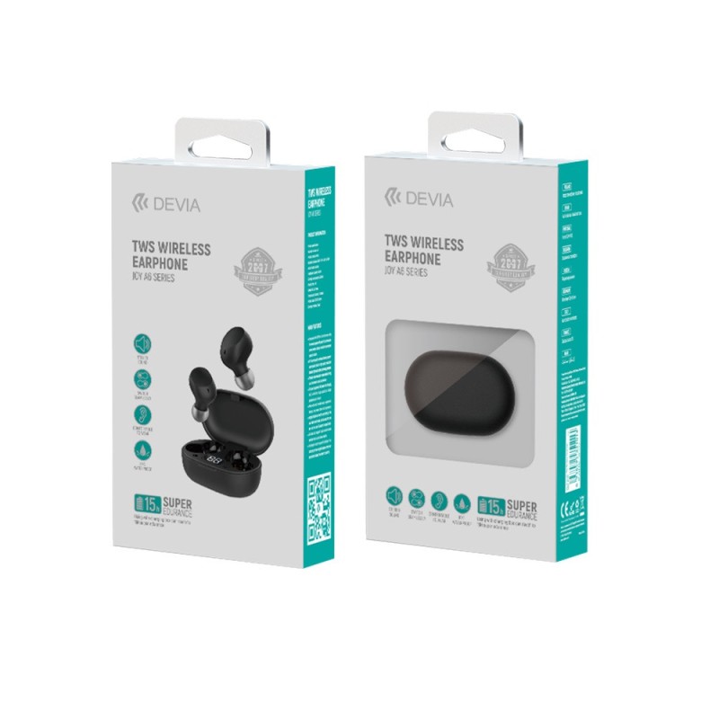 Devia Joy A6 Wireless Earphone White