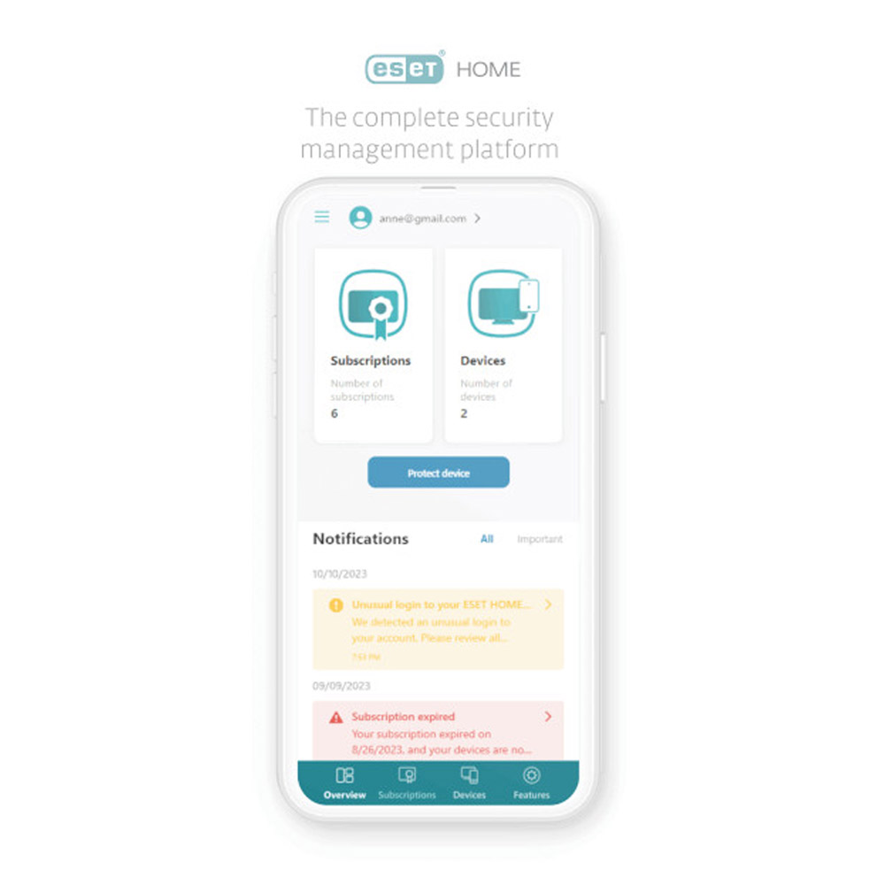 ESET Home Security Essential 2 Devices 1 Year
