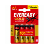 Eveready Gold AA Alkaline Batteries 4-Pack