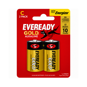 Eveready Gold C Alkaline Batteries 2-Pack