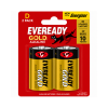 Eveready Gold D Alkaline Batteries 2-Pack