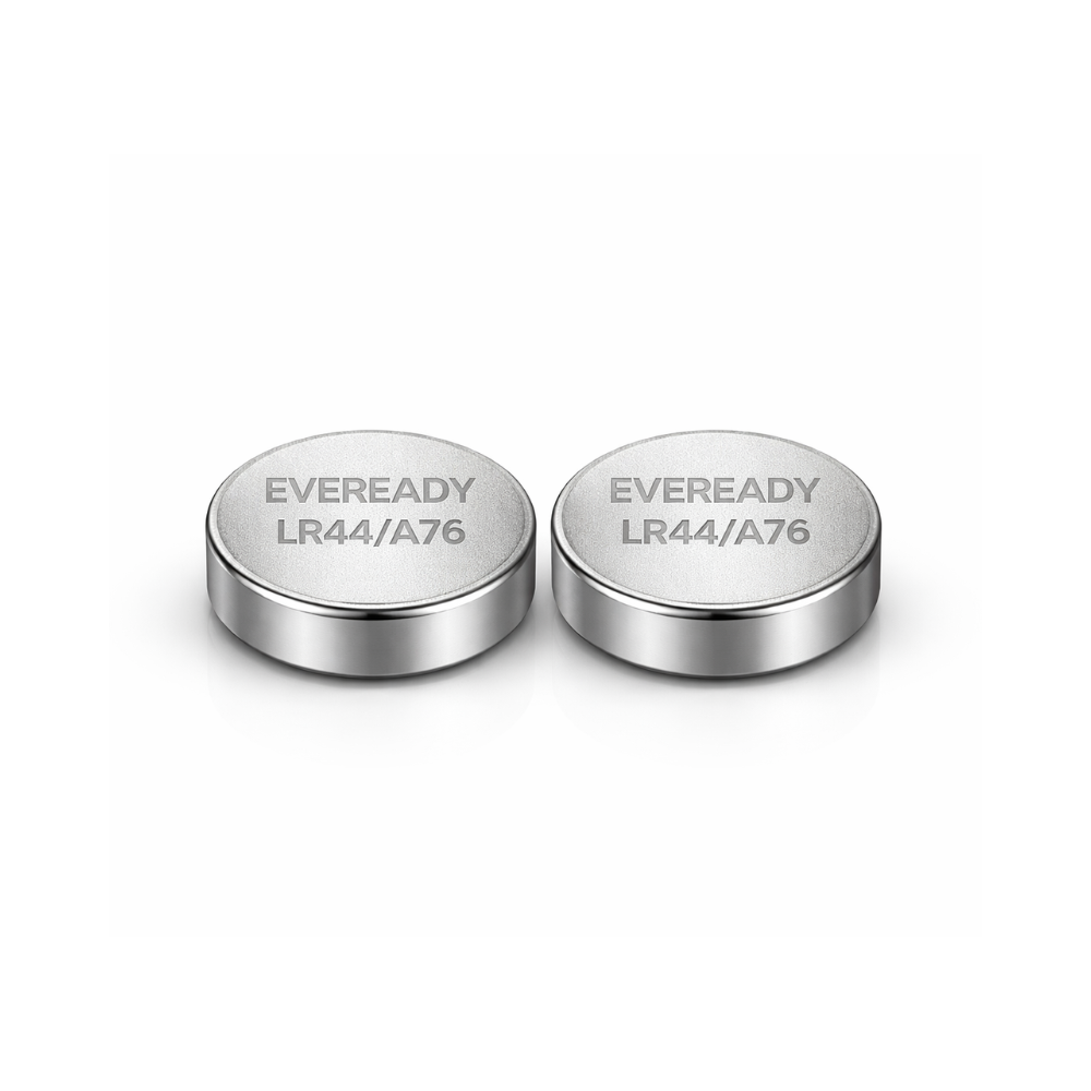 Eveready A76/LR44 Alkaline Button Cell Batteries 2-Pack