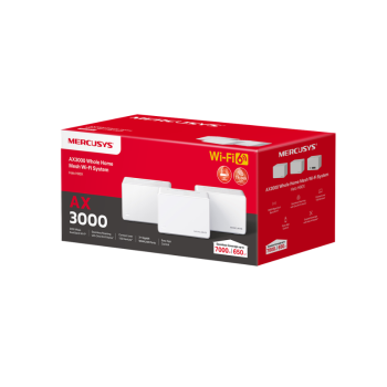 Mercusys Halo H80X AX3000 Wi-Fi 6 Mesh System 3-Pack