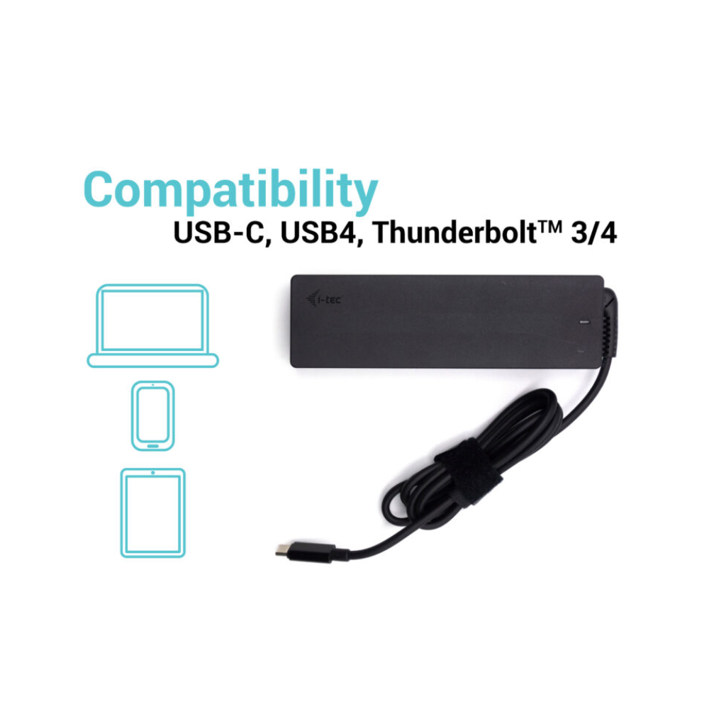 i-Tec 100W USB-C Charger UK PLUG