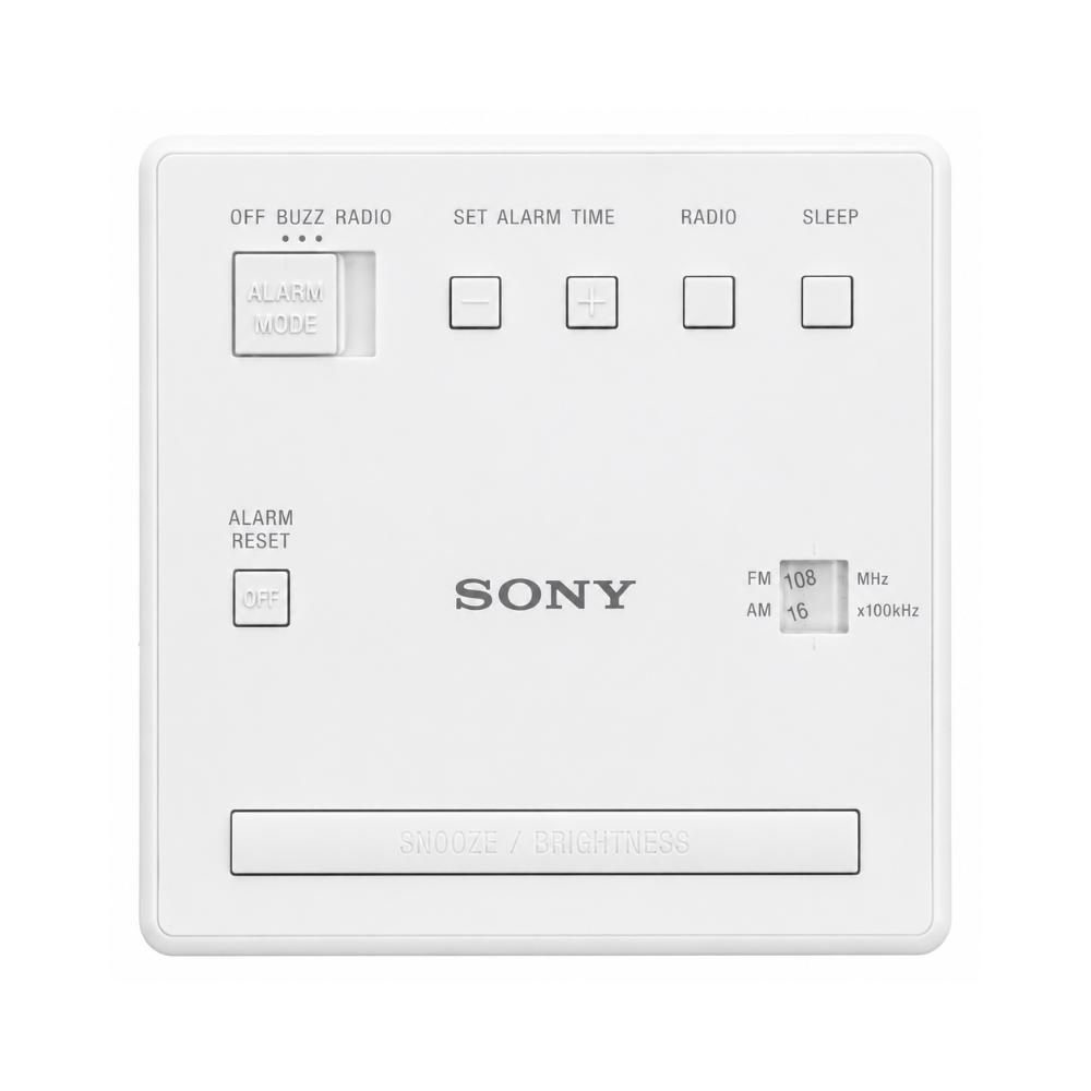 Sony ICF-C1 Clock Radio White