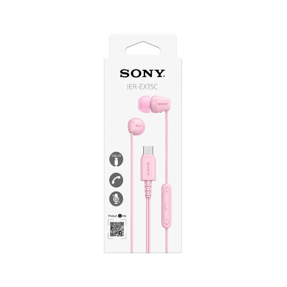 Sony EX15 In-Ear Handsfree Headphones Pink