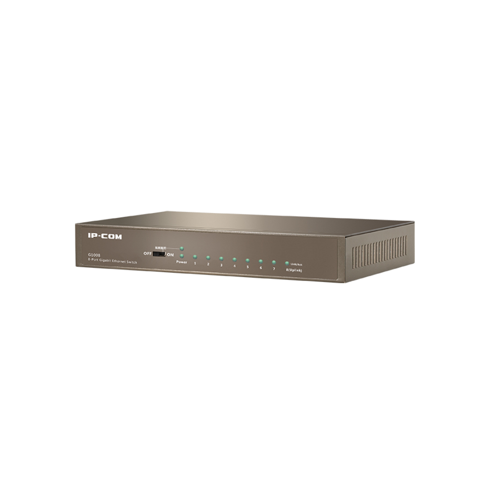 IP-COM G1008 8-Port Unmanaged Desktop Gigabit Switch