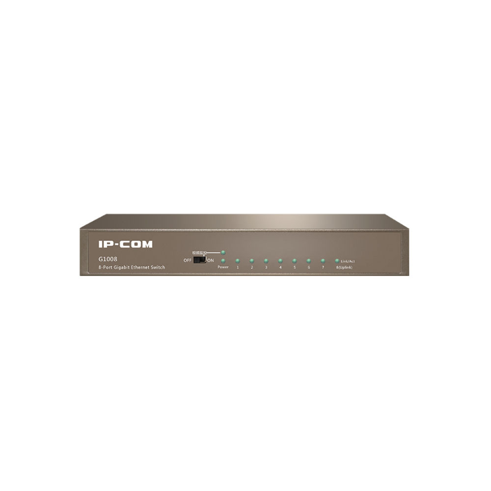 IP-COM G1008 8-Port Unmanaged Desktop Gigabit Switch