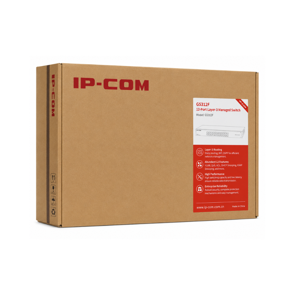 IP-COM G5312F L3 10G Cloud Managed Switch