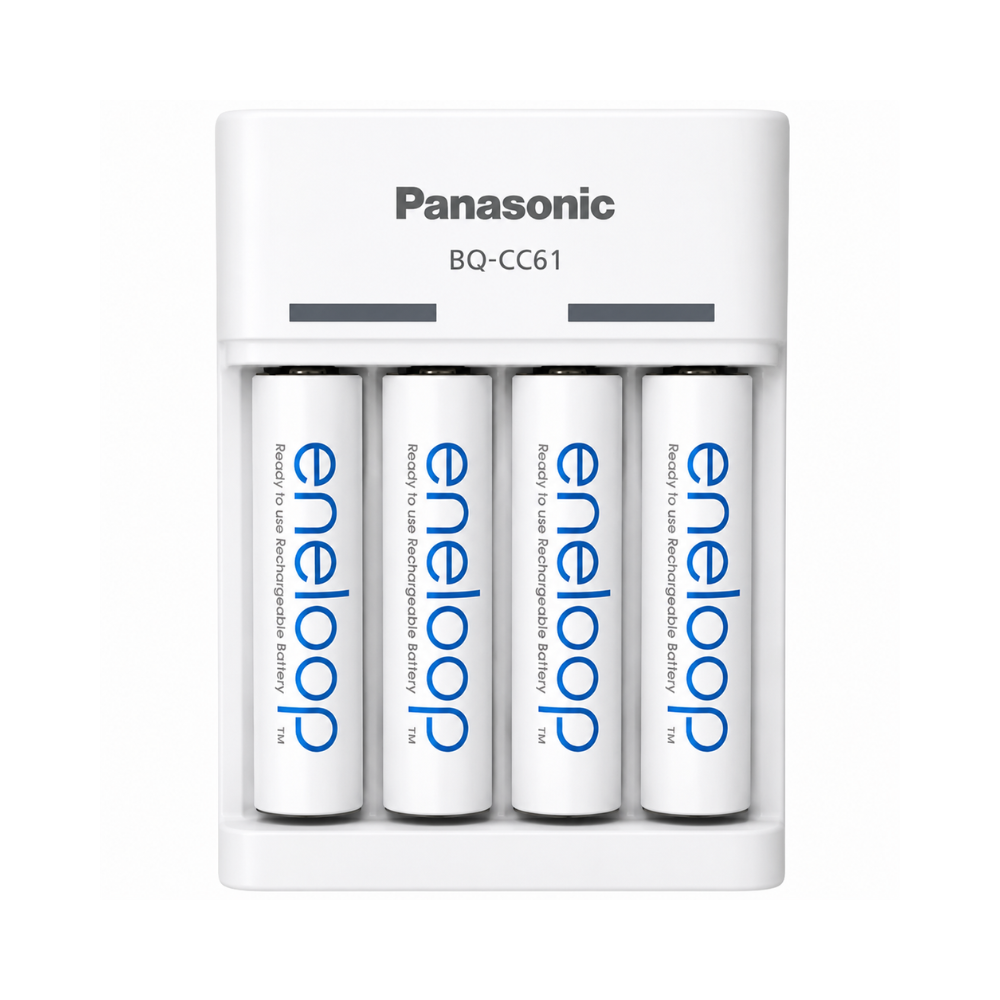 Eneloop Basic USB Charger Kit with 4x AA Batteries