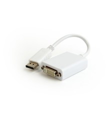 DisplayPort v.1.2 to Dual-Link DVI adapter cablewhite