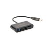 Gembird Compact USB Type-C Combo Card Reader HUB