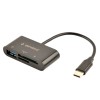 Gembird Compact USB Type-C Combo Card Reader HUB