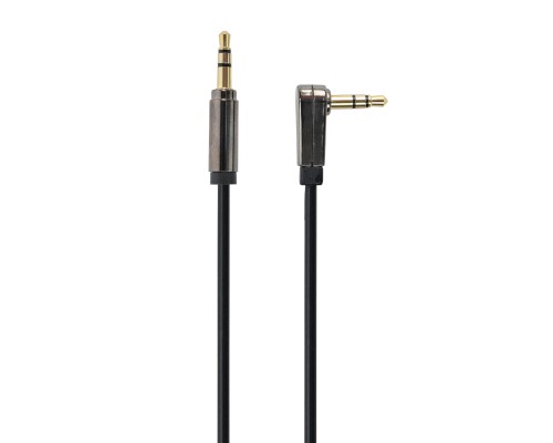 Right angle 3.5 mm stereo audio cable1 mblister