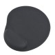 Gel mouse pad with wrist supportblack