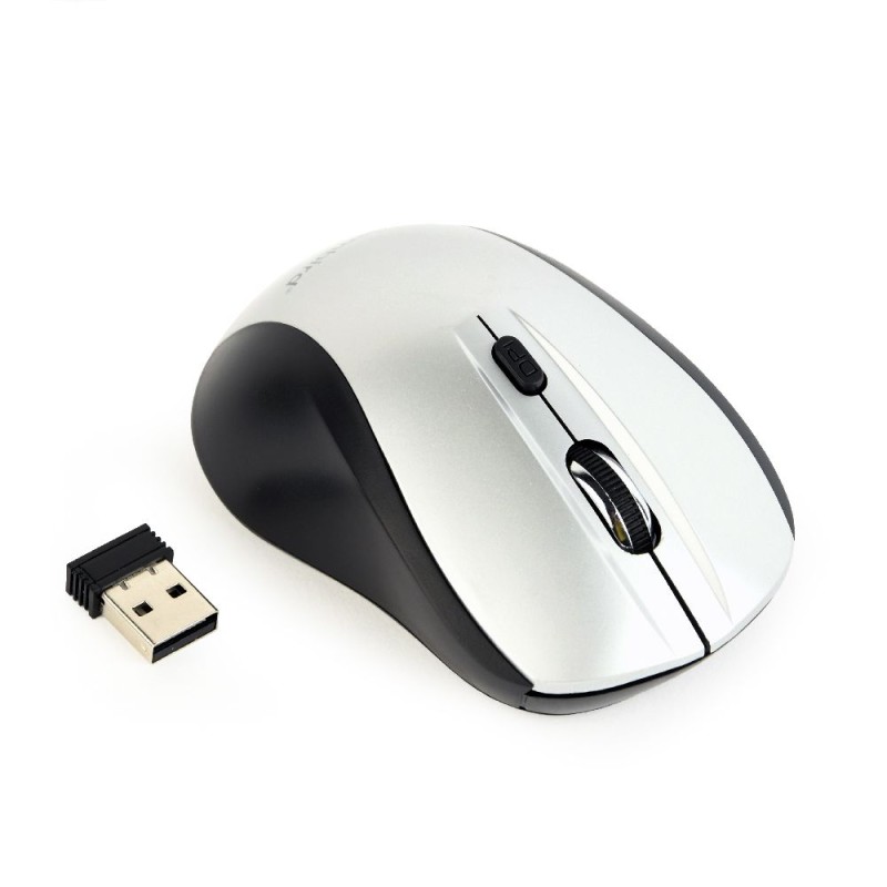 Gembird Wireless Mouse Black/Silver