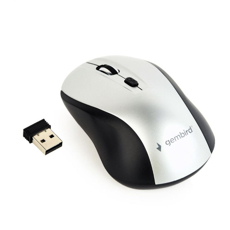 Gembird Wireless Mouse Black/Silver