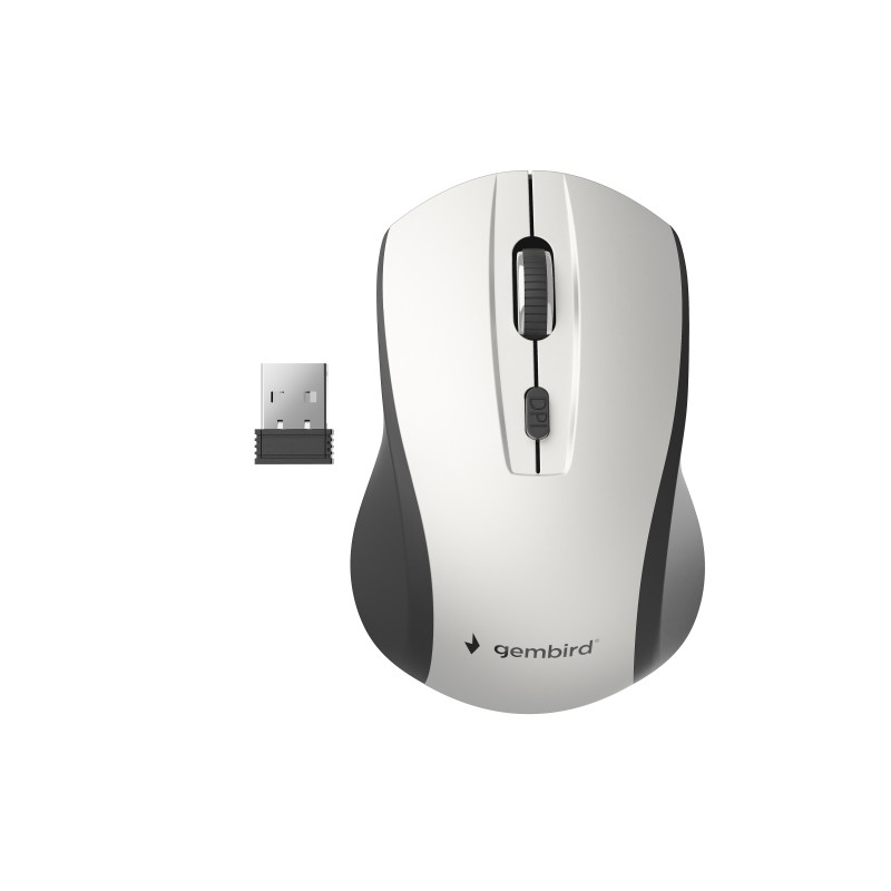 Gembird Wireless Mouse Black/Silver