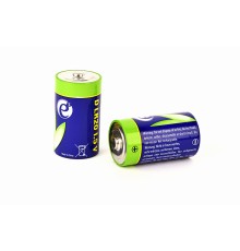 Alkaline D-cell battery2-pack