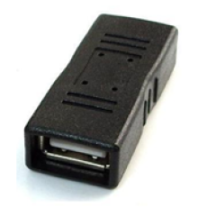 USB 2.0 couplerblack