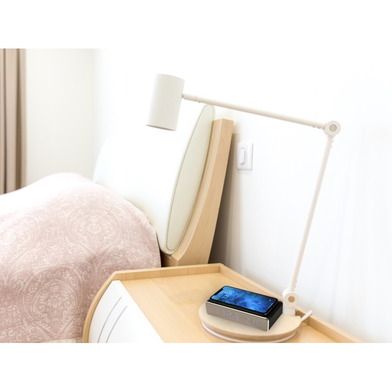 Gembird Digital Alarm Clock Black