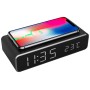 Gembird Digital Alarm Clock Black